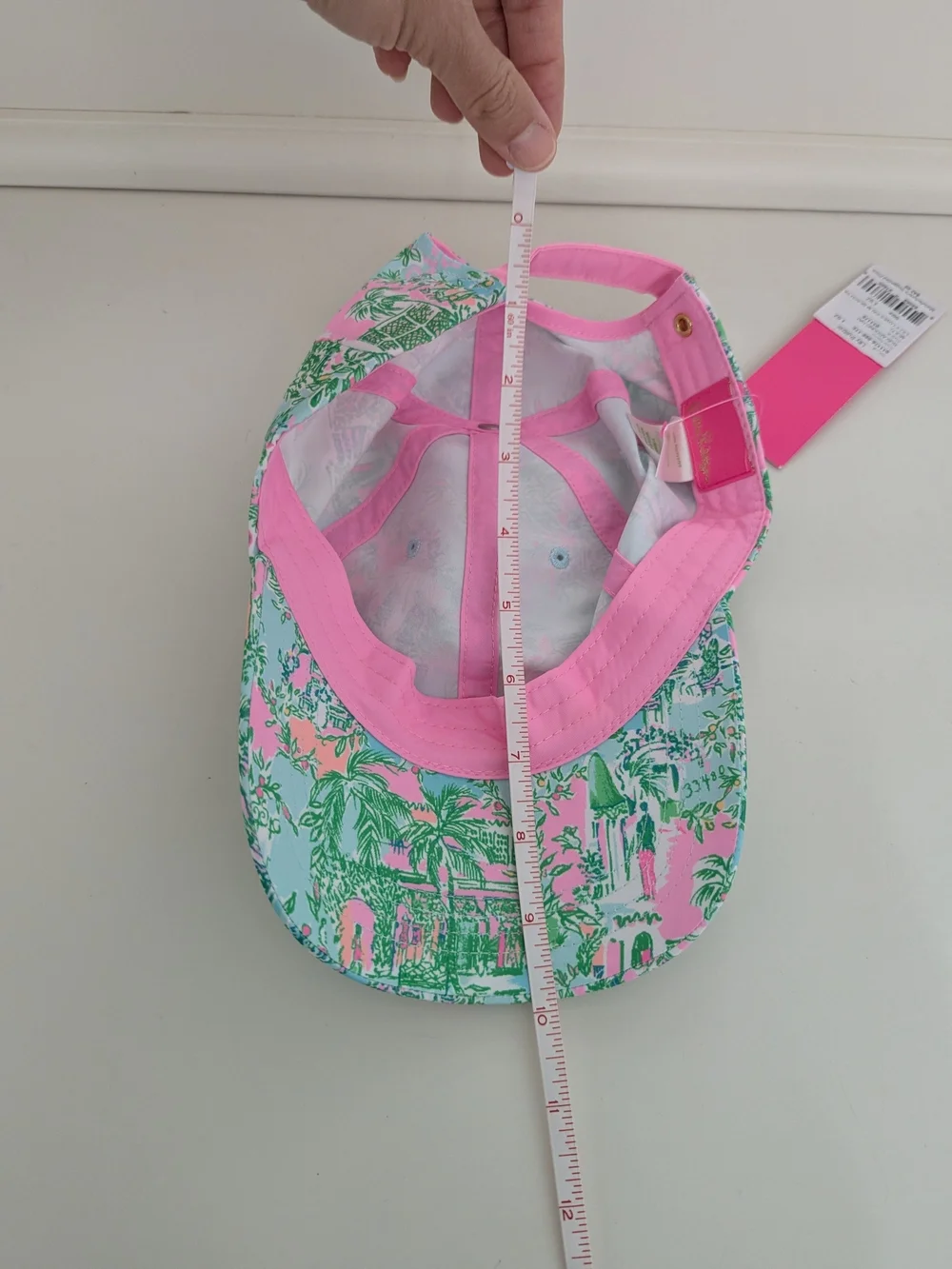 NWT! Lilly Pulitzer Run Around Hat In Lilly Loves Palm Beach